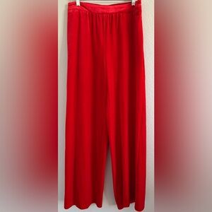 Skies Are Blue Velvet Wide Leg Pants